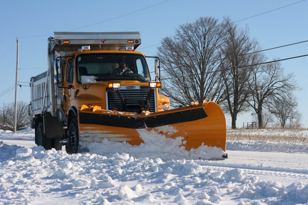 winter maintenance snow plow